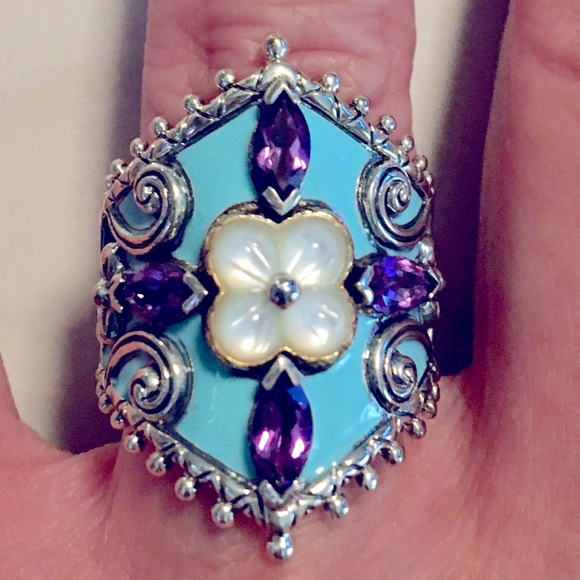 Barbara Bixby Jewelry - NWOT Barbara Bixby Gorgeous Multi-gemstone ring